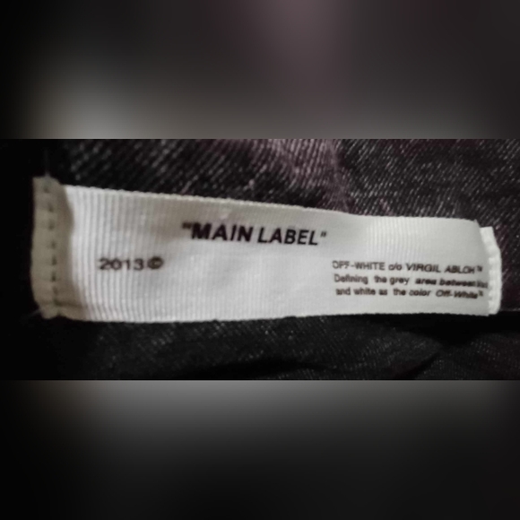 OFF WHITE Caban Denim Jacket (Virgil Abloh) - Picture 3 of 6